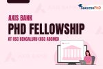 Axis Bank PhD Fellowship