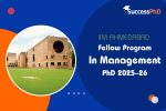 IIM Ahmedabad Fellow Program in Management