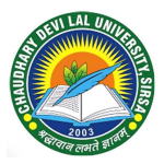 Chaudhary Devi Lal University logo