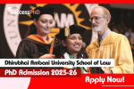 Dhirubhai Ambani University School of Law Phd