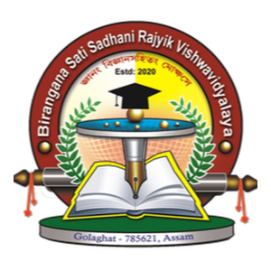 Birangana Sati Sadhani Rajyik Vishwavidyalaya-logo
